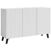 ŠIROKÁ KOMODA, biela, 120/78/39,1 cm - čierna/biela, Design, kompozitné drevo/plast (120/78/39,1cm) - Livetastic