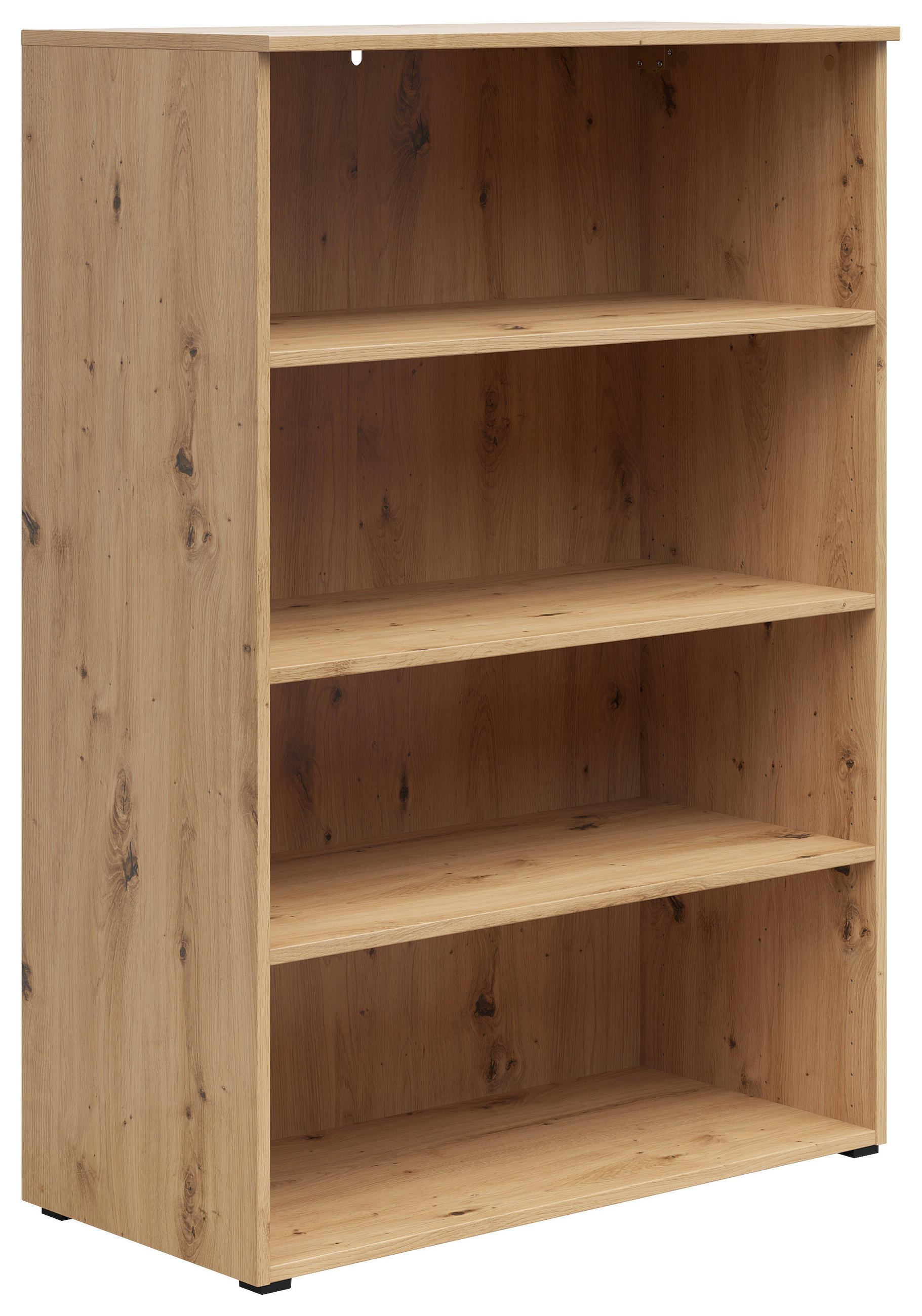 REGÁL, dub artisan, 80/115/40 cm - antracitová/dub artisan, Moderní, kompozitní dřevo/plast (80/115/40cm) - Carryhome