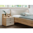 BETT 140/200 cm  in Champagner, Eiche Bianco  - Schieferfarben/Eiche Bianco, KONVENTIONELL, Holzwerkstoff/Textil (140/200cm) - Dieter Knoll