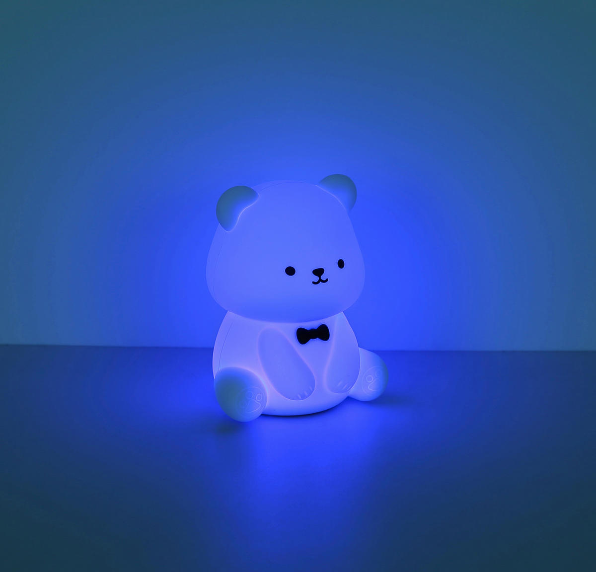 LED SVJETILJKA STOLNA TEDDY  - bijela/crna, Design, plastika (10,3/9,9/12,9cm)