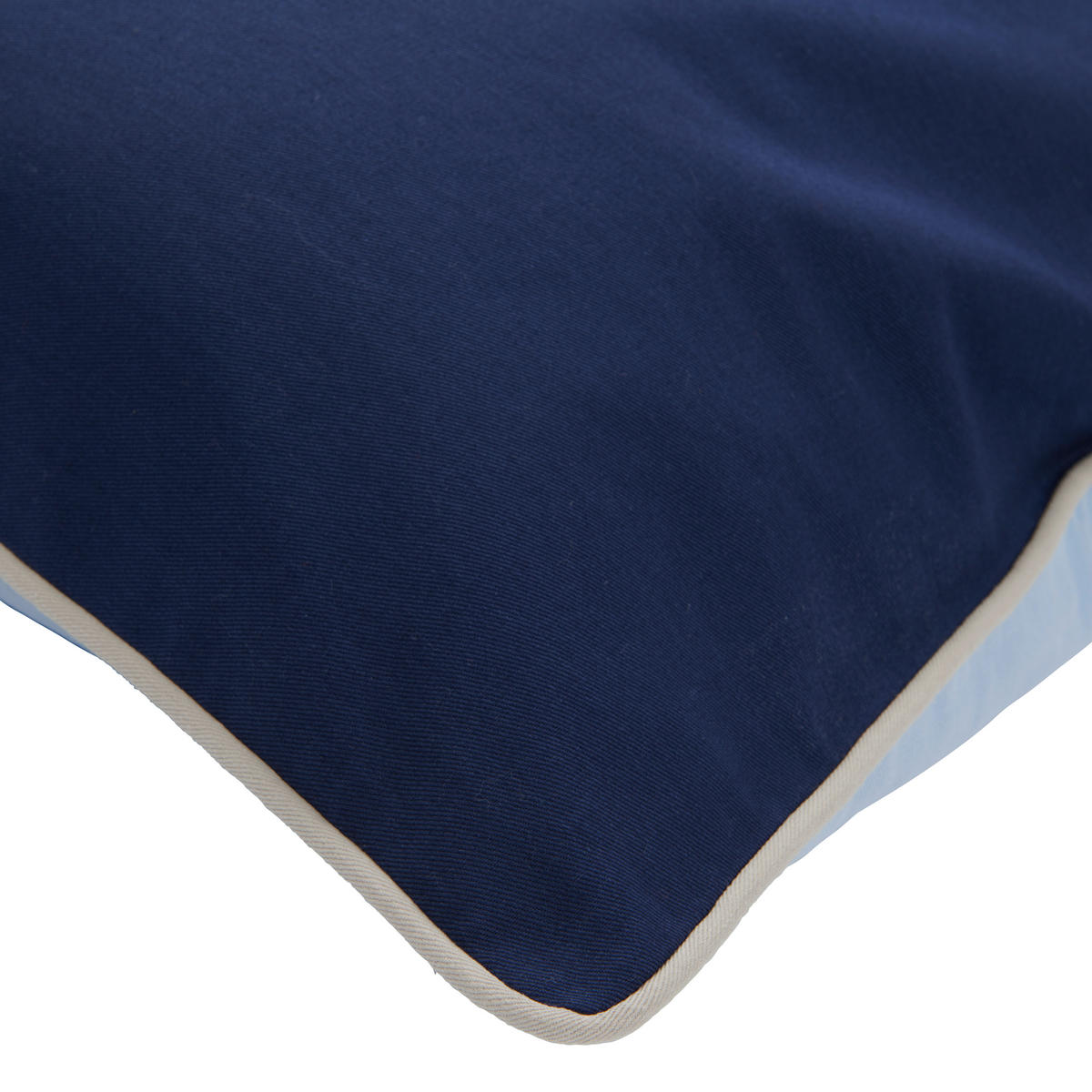 DÍSZPÁRNA 45/45 cm  - pasztellkék/kék, Basics, textil (45/45cm) - Novel
