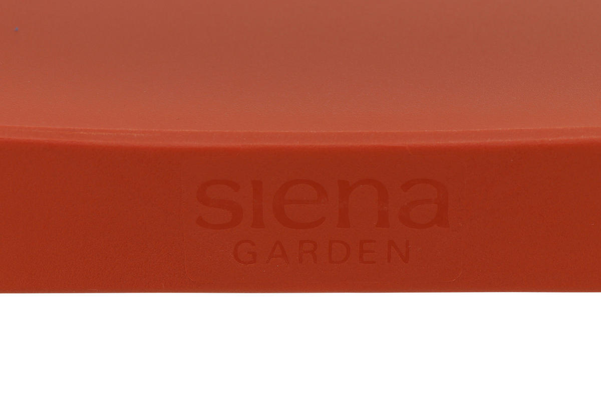 GARTENGARNITUR 5-teilig Stahl  - Anthrazit/Rot, Basics, Kunststoff/Metall (57/80/56cm) - Siena Garden