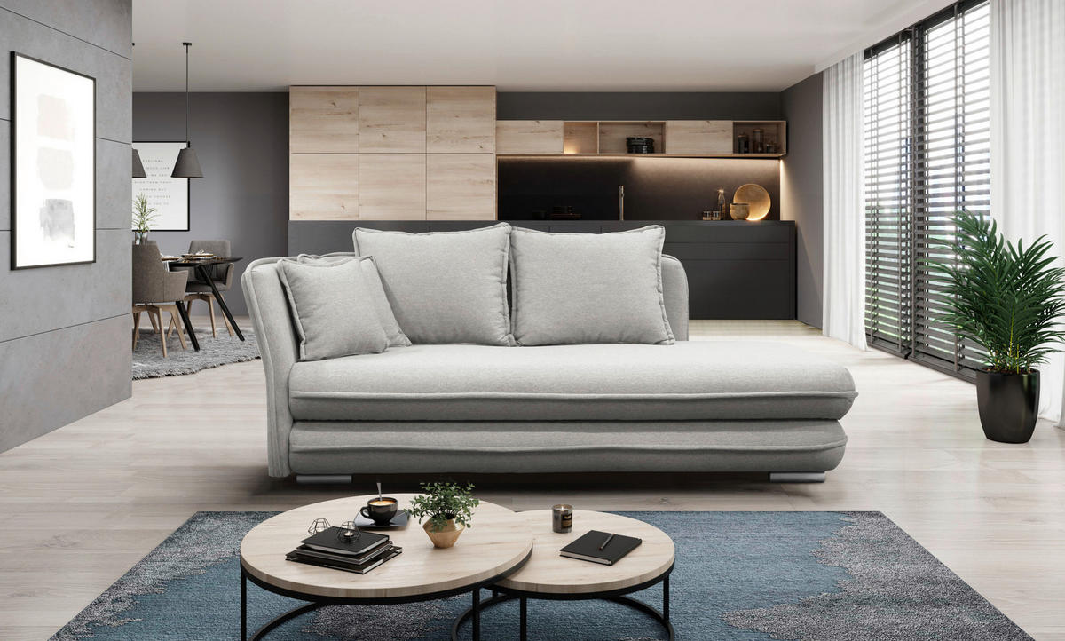 HEVERŐ textil bézs  - bézs/ezüst, Design, műanyag/textil (107/84/99/224cm) - Xora