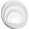 LED-WANDLEUCHTE Sunrise 26/6,5 cm   - Weiß, Design, Metall (26/6,5cm) - Fabas Luce