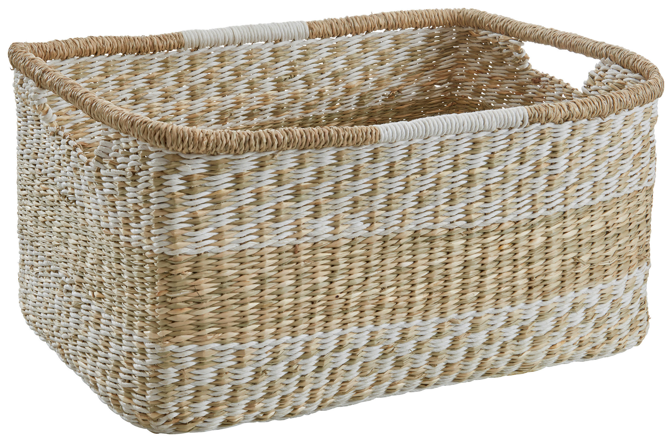 POLCKOSÁR 39/29/18 cm  - natúr/fehér, Lifestyle, természetes anyagok/papír (39/29/18cm) - Landscape