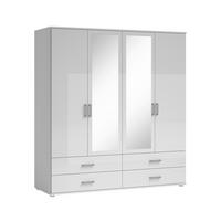 ORMAR ZA ODJEĆU     - bijela/boje aluminija, Konvencionalno, drvni materijal/plastika (180/190/51cm) - Ti'me