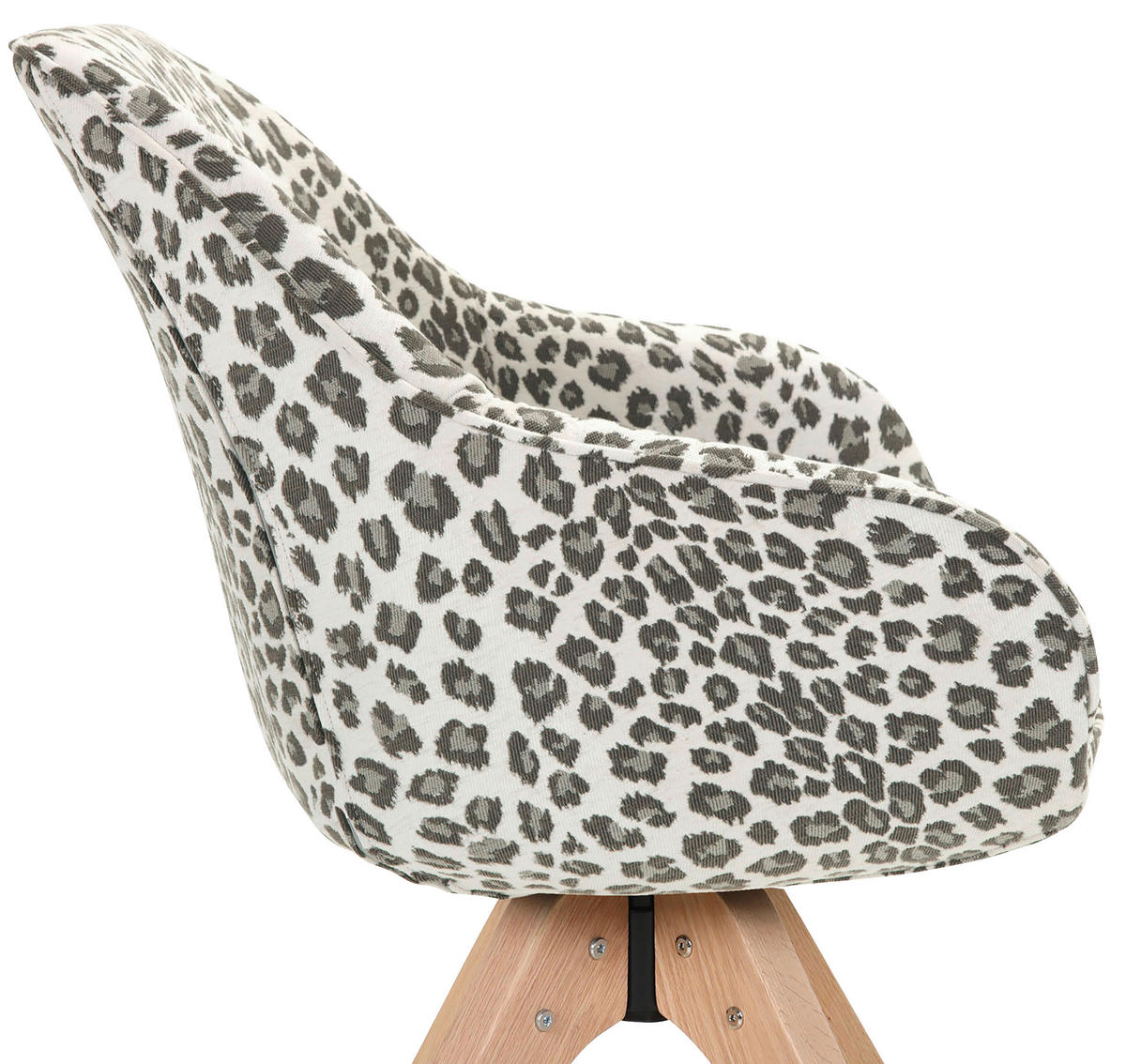 ARMLEHNSTUHL  in Flachgewebe  - Eichefarben/Beige, MODERN, Holz/Textil (60/83/65cm) - Livetastic