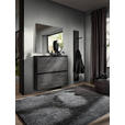 GARDEROBE 3-teilig  in 133/195/20 cm  - Anthrazit, Design, Glas/Holz (133/195/20cm) - Johann Jakob