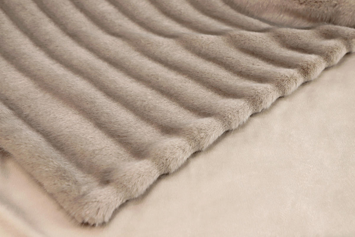 PLAID COUTURE 130/170 cm  - Taupe/Beige, Design, Textil (130/170cm) - Musterring