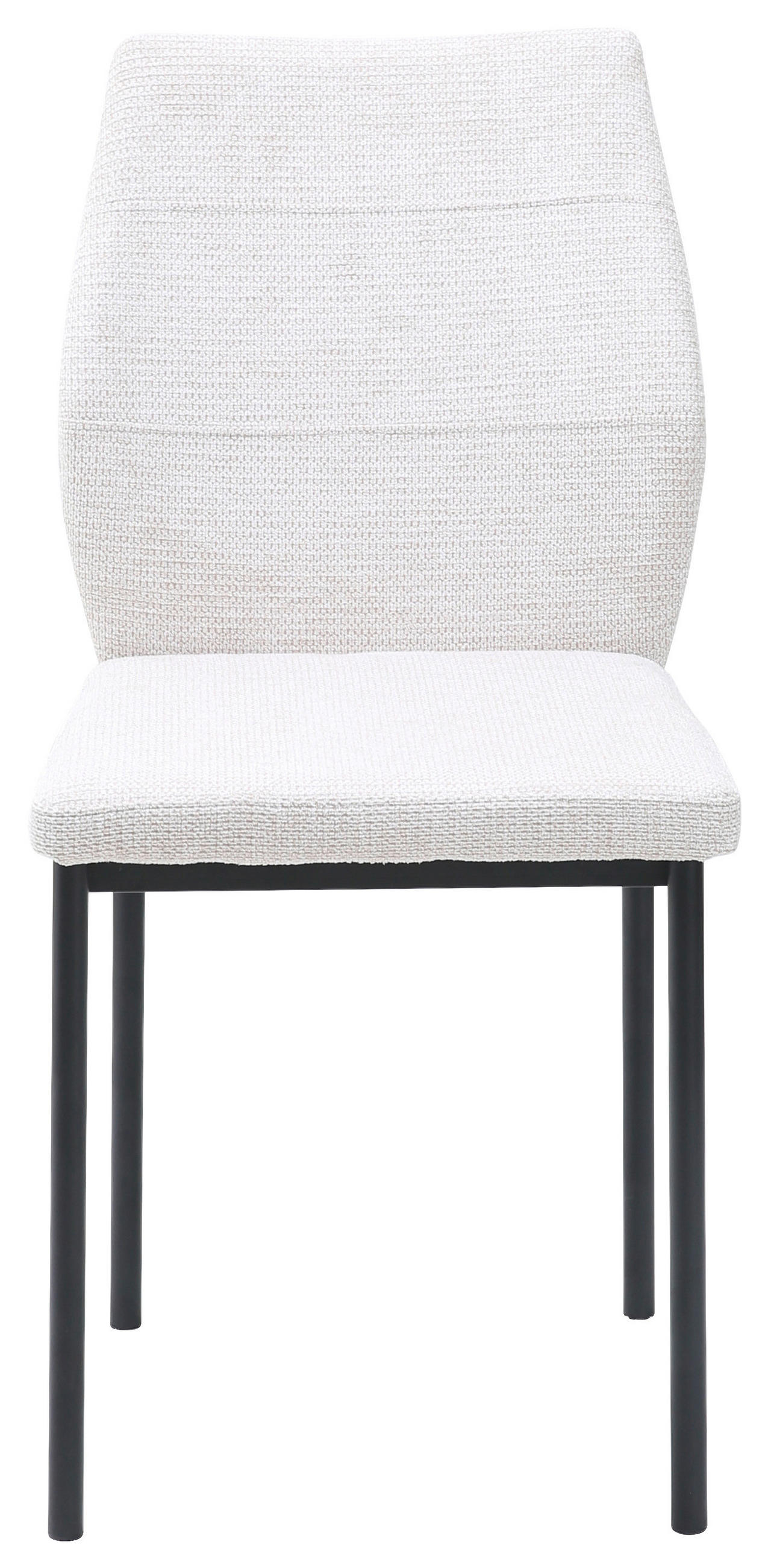 STUHL Samt Beige  - Beige/Schwarz, Design, Textil/Metall (44/88/57cm) - Carryhome