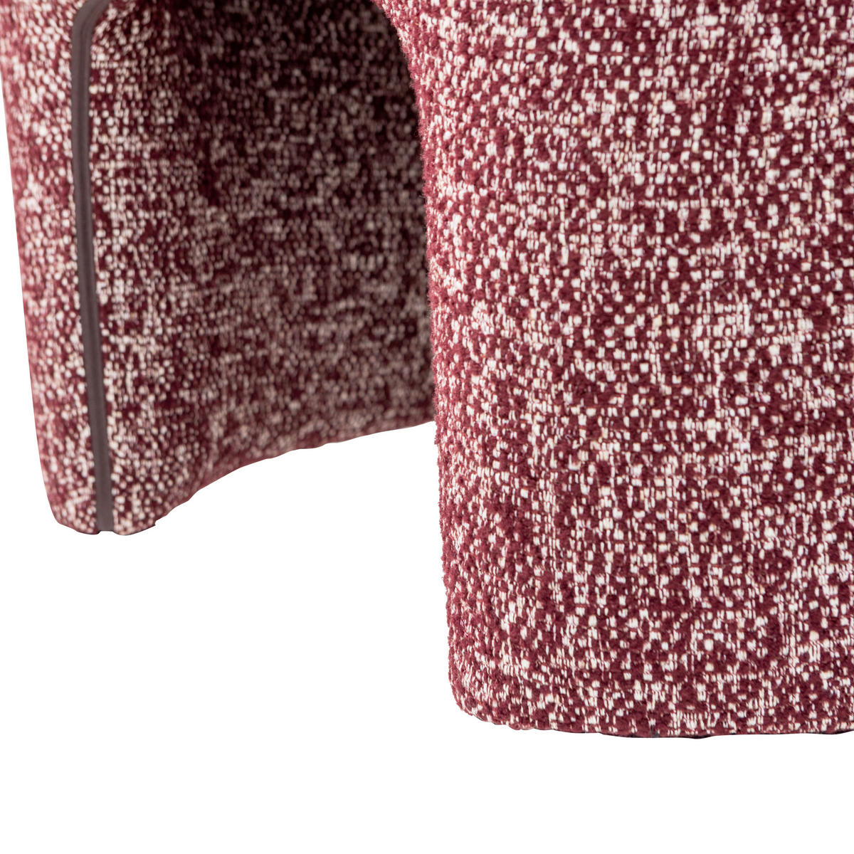 ARMLEHNSTUHL   Webstoff  Bordeaux  - Bordeaux, MODERN, Kunststoff/Textil (64/83/64cm) - Livetastic