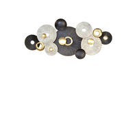 WANDDEKO Metall  - Creme/Schwarz, Design, Metall (7,6/140/67cm) - MID.YOU