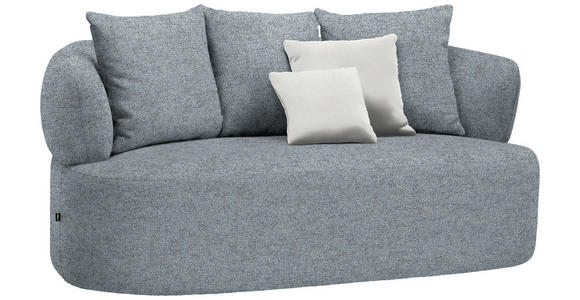 2-SITZER-SOFA in Chenille Graubraun  - Graubraun/Beige, MODERN, Kunststoff/Textil (177/86/105cm) - Hom`in