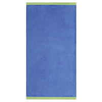 DUSCHTUCH Lifestyle Splash 70/140 cm  - Blau/Grün, Basics, Textil (70/140cm) - Cawoe