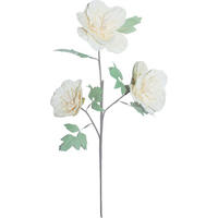 KUNSTBLUME - Creme/Braun, Basics, Papier/Kunststoff (84cm) - Ambia Home