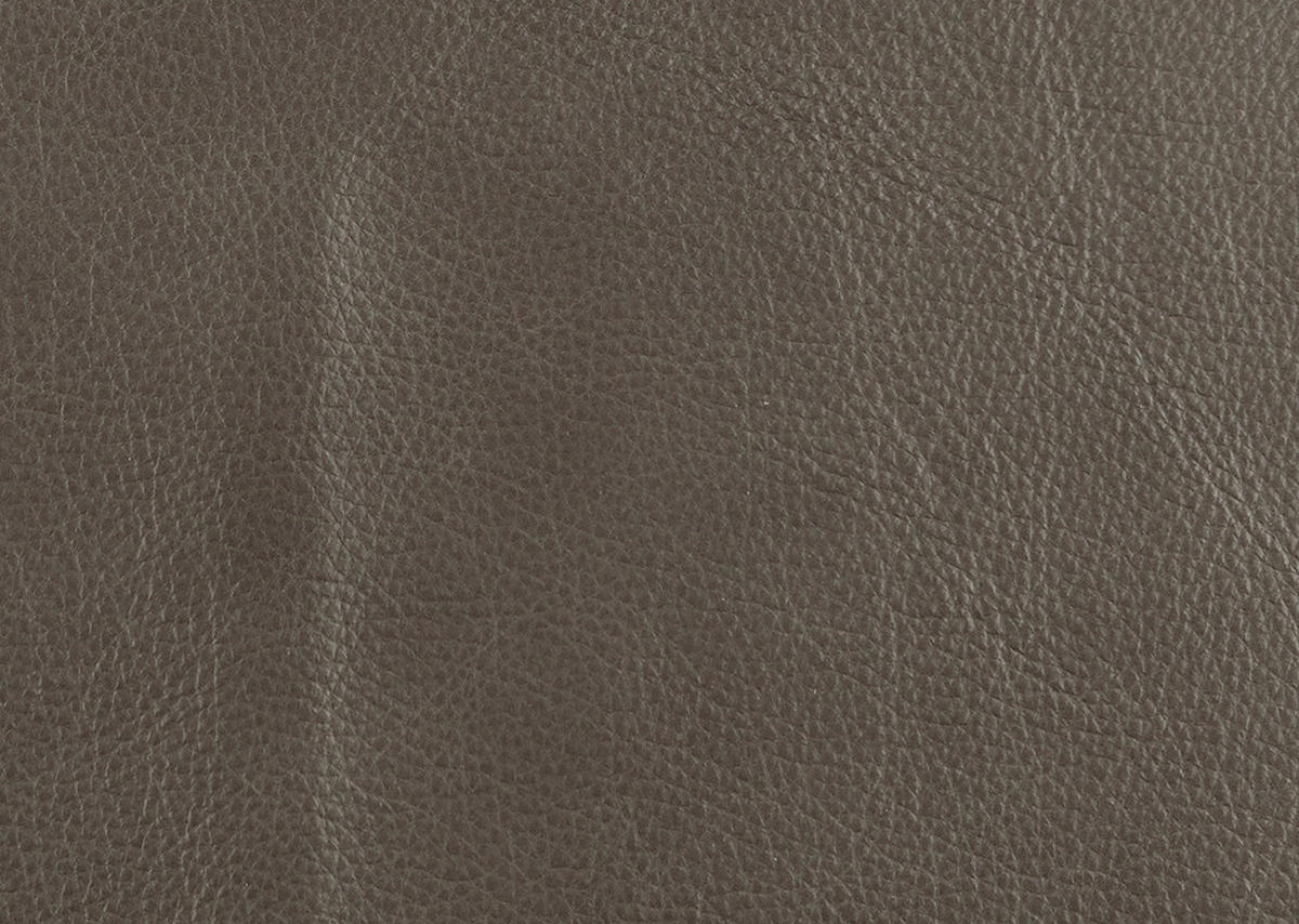 2,5-SITZER  in Echtleder Dunkelbraun   - Dunkelbraun/Schwarz, Design, Leder/Metall (204/83/97cm) - Schöner Wohnen