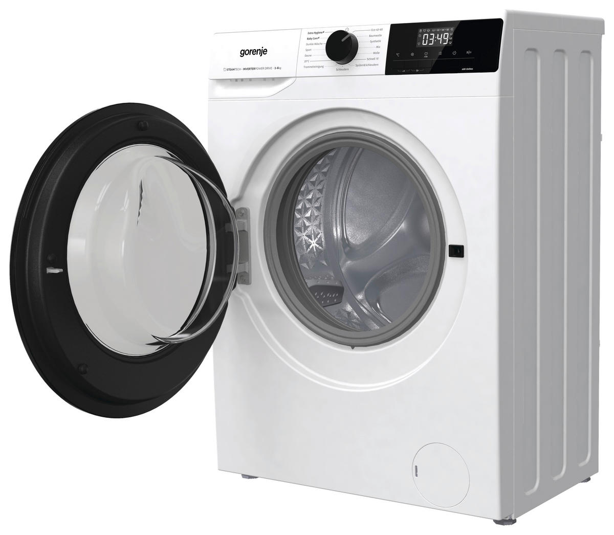 WASCHMASCHINE WNHPI64SAPS   - Schwarz/Weiß, Basics, Glas/Kunststoff (59,5/84,5/43,5cm) - Gorenje