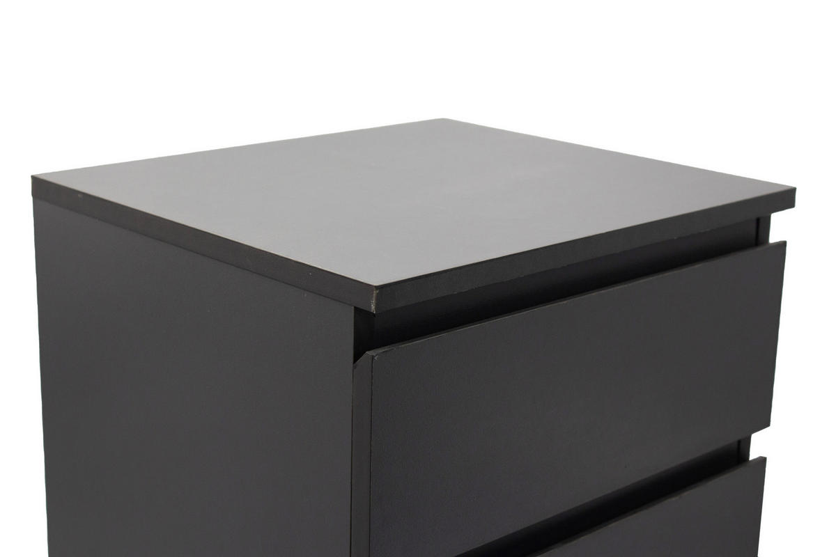 NACHTSCHRANK 39,7/57/35 cm, Anthrazit,  - Anthrazit, Basics, Holzwerkstoff (39,7/57/35cm) - Boxxx