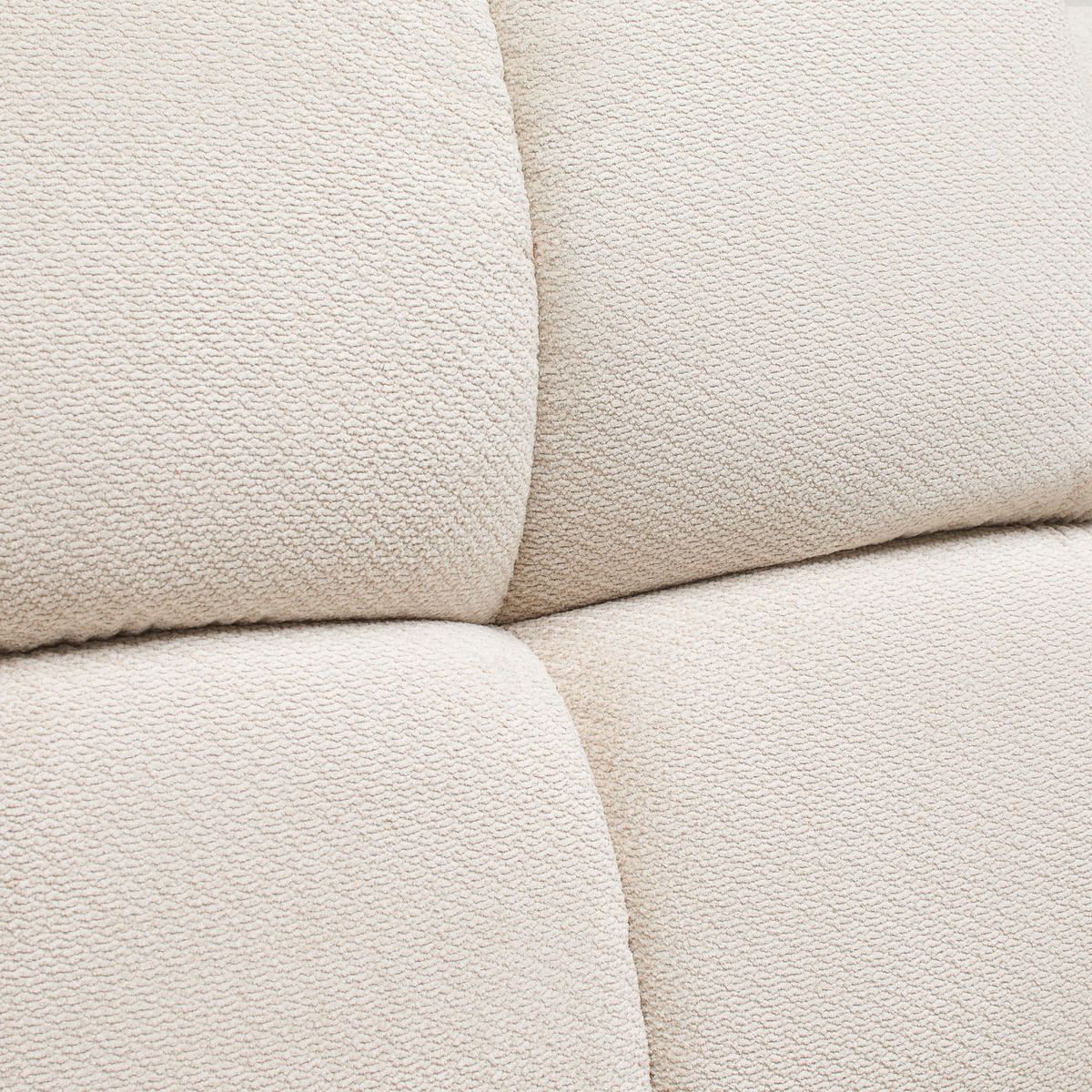 HÖRNSOFFA i vävt tyg beige  - beige/svart, Modern, trämaterial/trä (302/86-105/217cm) - Livetastic