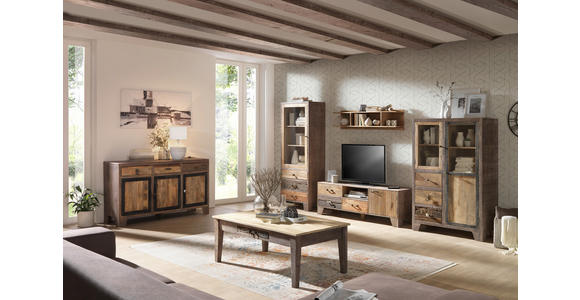 SIDEBOARD 148/90/40 cm  - Messingfarben/Multicolor, Trend, Keramik/Holz (148/90/40cm) - Landscape