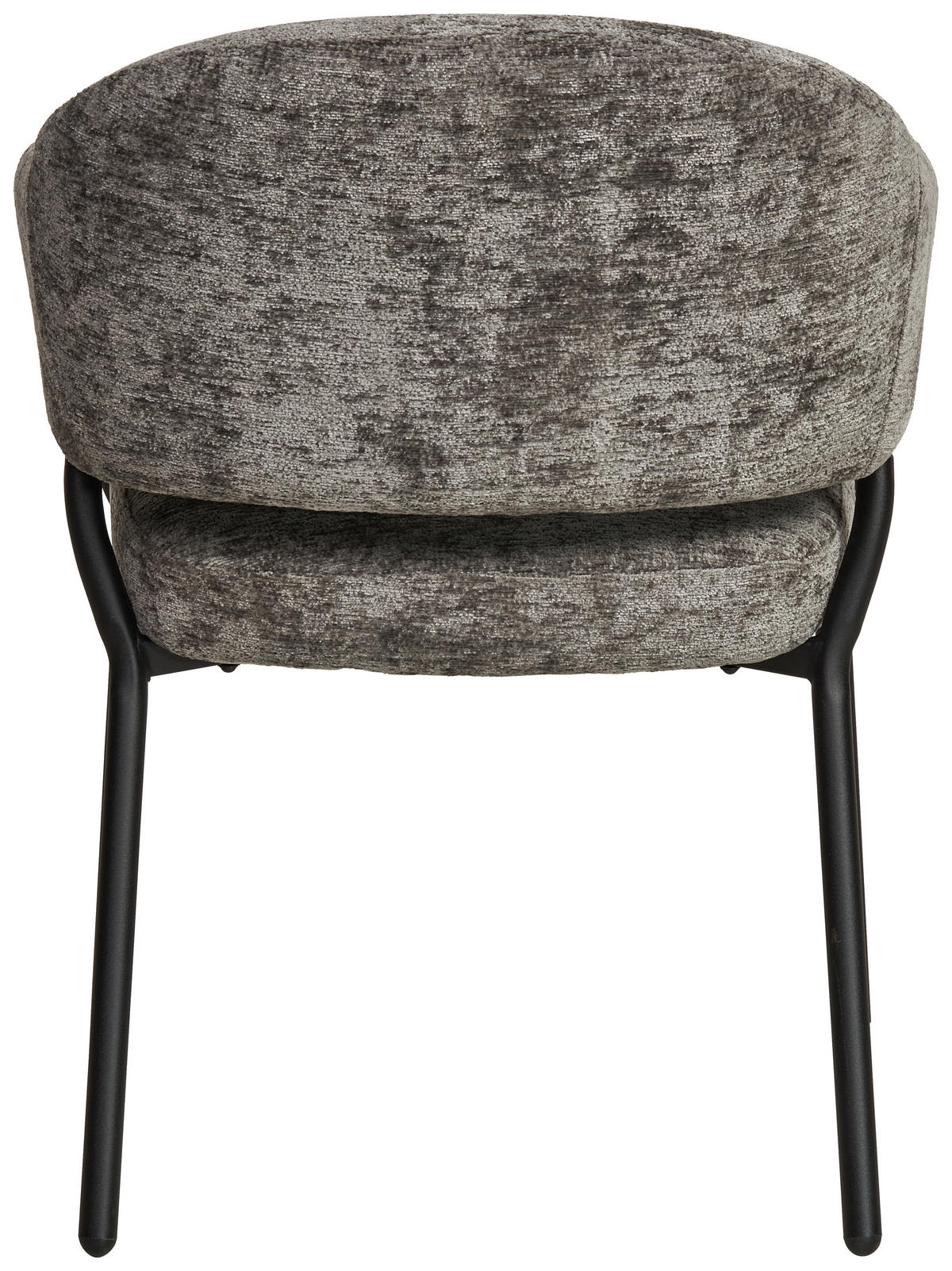 ARMLEHNSTUHL  in Eisen Mikrofaser  - Anthrazit/Schwarz, KONVENTIONELL, Holz/Textil (60/80/62cm) - MID.YOU