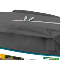 GARTENSONNENSEGEL  500/500 cm  - Anthrazit, Basics (500/500cm)