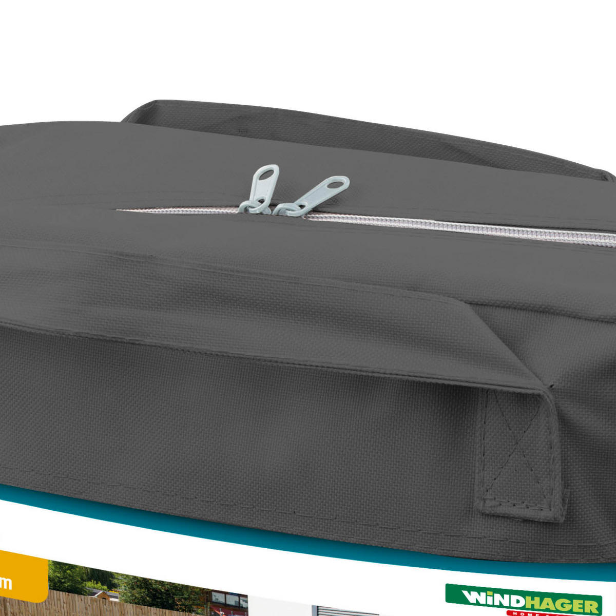 GARTENSONNENSEGEL  500/500 cm  - Anthrazit, Basics (500/500cm)