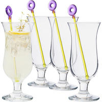Cocktailglas-Set Riva  8-teilig  - Transparent, Basics, Glas (330ml) - Leonardo