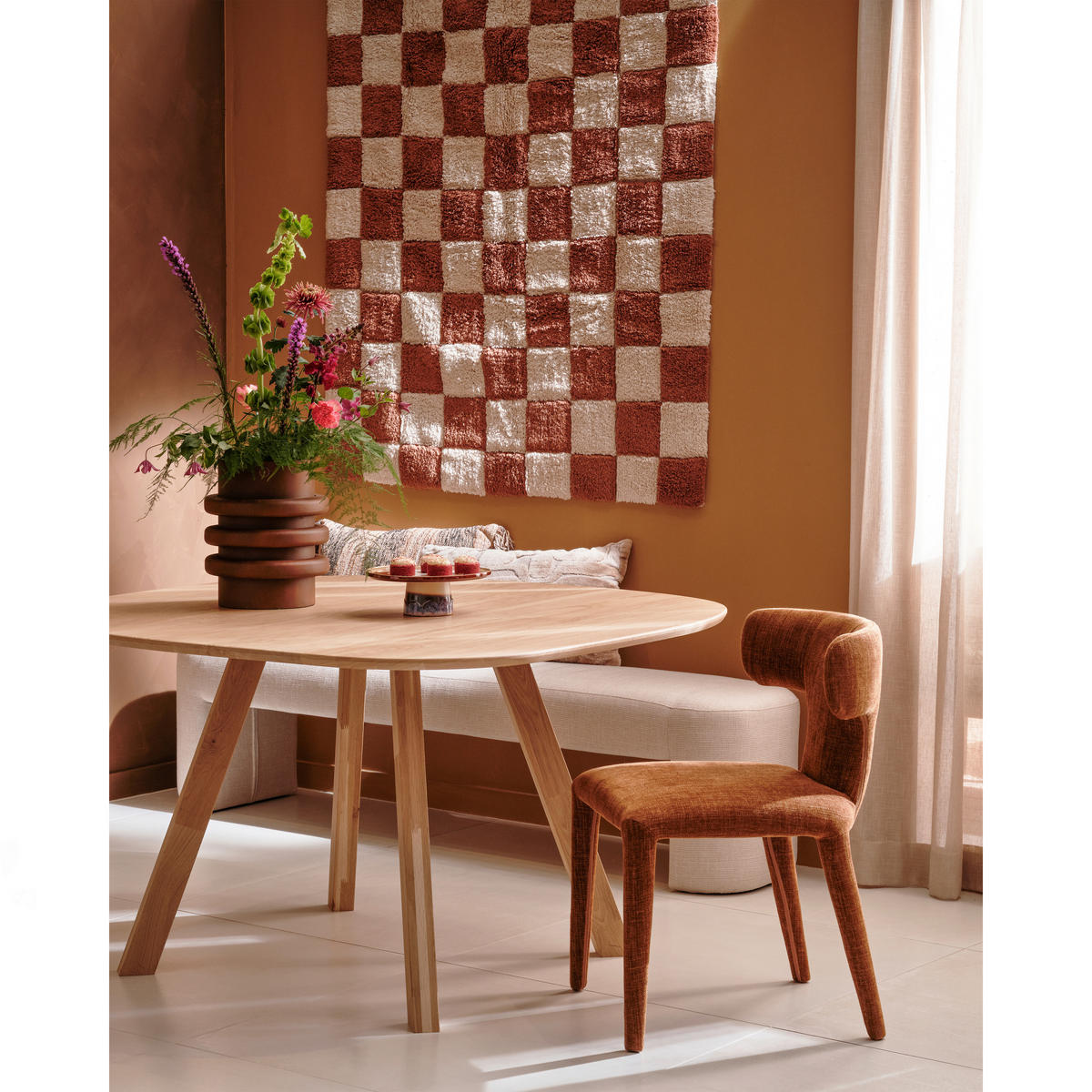 STUHL-SET 2 Stück  in Webstoff  - Braun, MODERN, Textil (52/78/53cm) - Livetastic