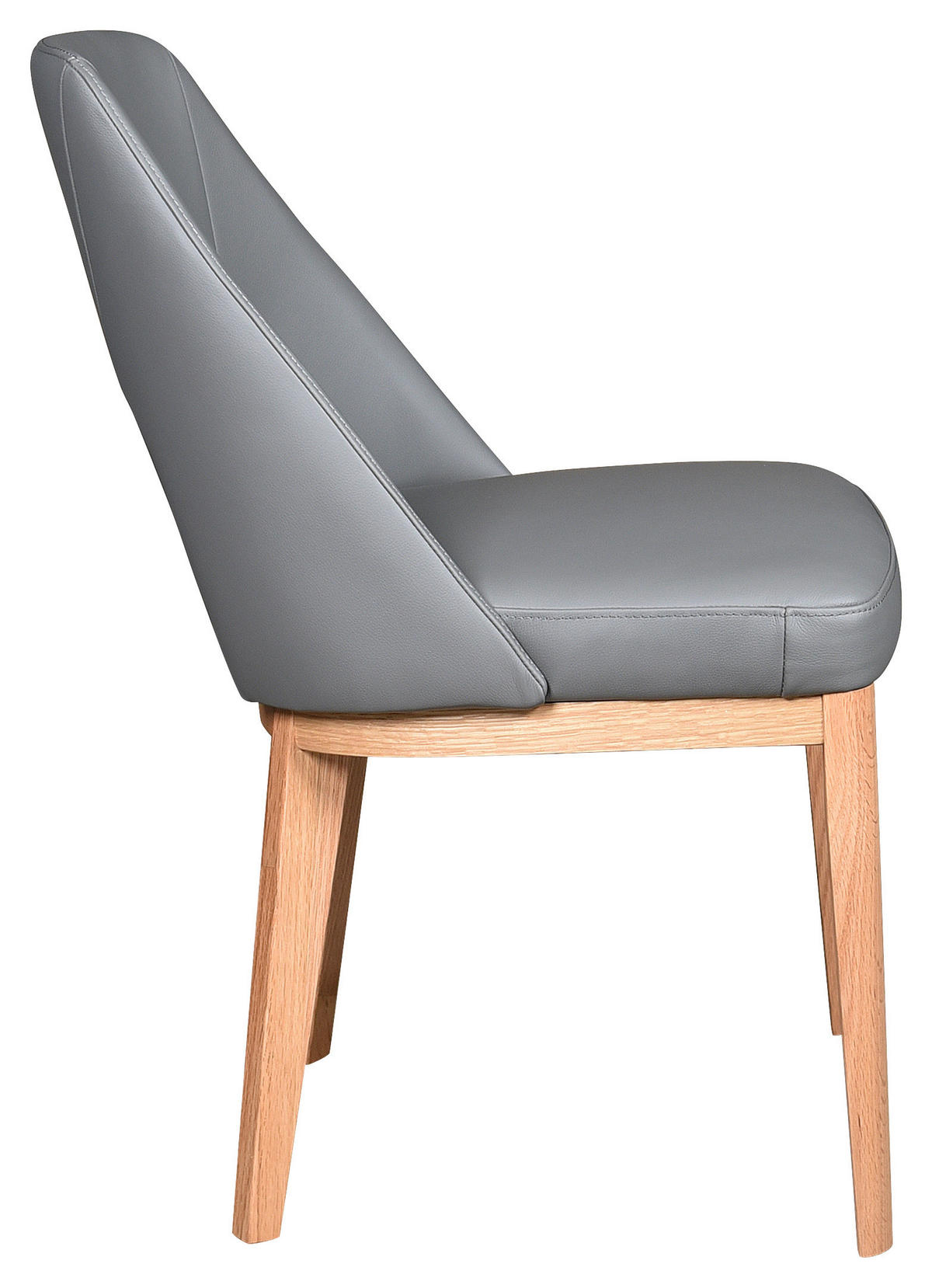 ŽIDLE,  - Konvenční, dřevo/kůže (51/88/58cm) - Livetastic