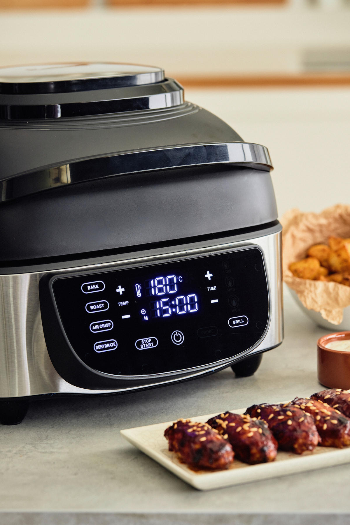 ELEKTROGRILL - Schwarz, Trend, Kunststoff (47,5/38/34,5cm) - Masterpro