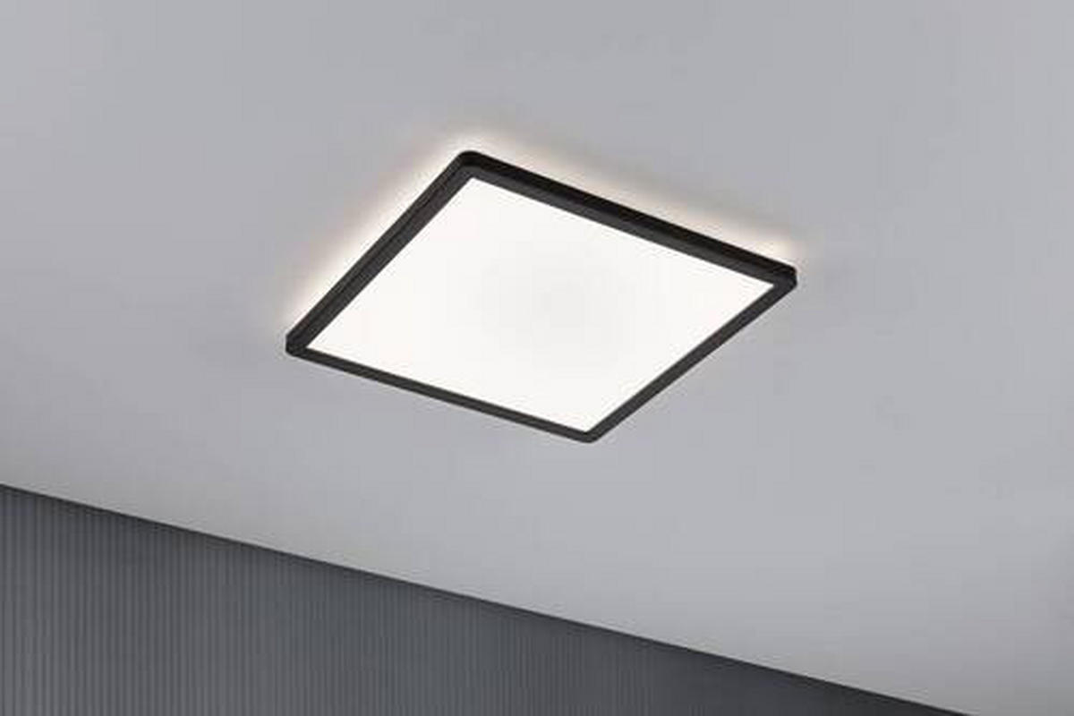 LED-PANEEL 29,3/29,3 cm   - Schwarz, Basics, Kunststoff (29,3/29,3cm) - Paulmann