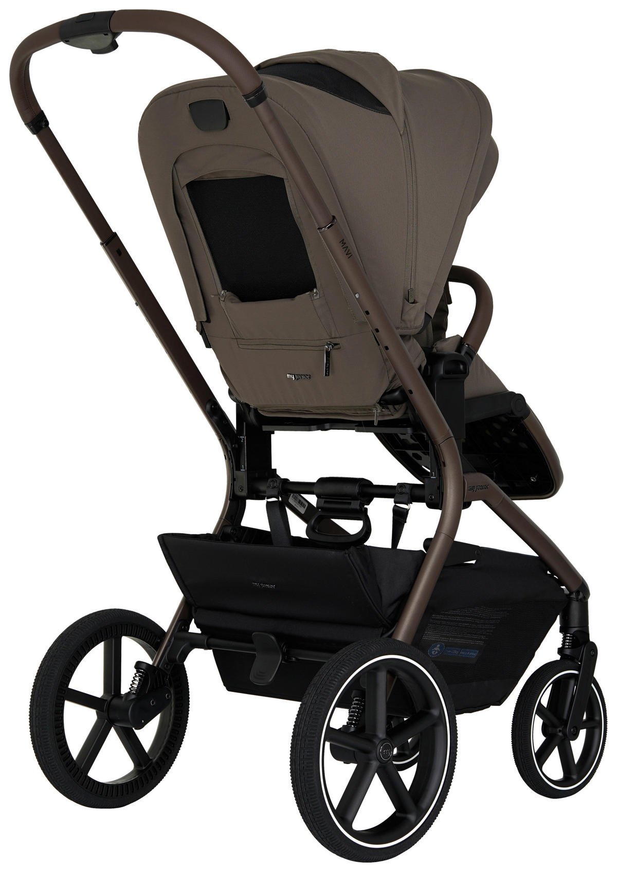 KOMBIKINDERWAGEN MAVI  - Mokka, Trend, Textil/Metall (92/55/110,5cm)