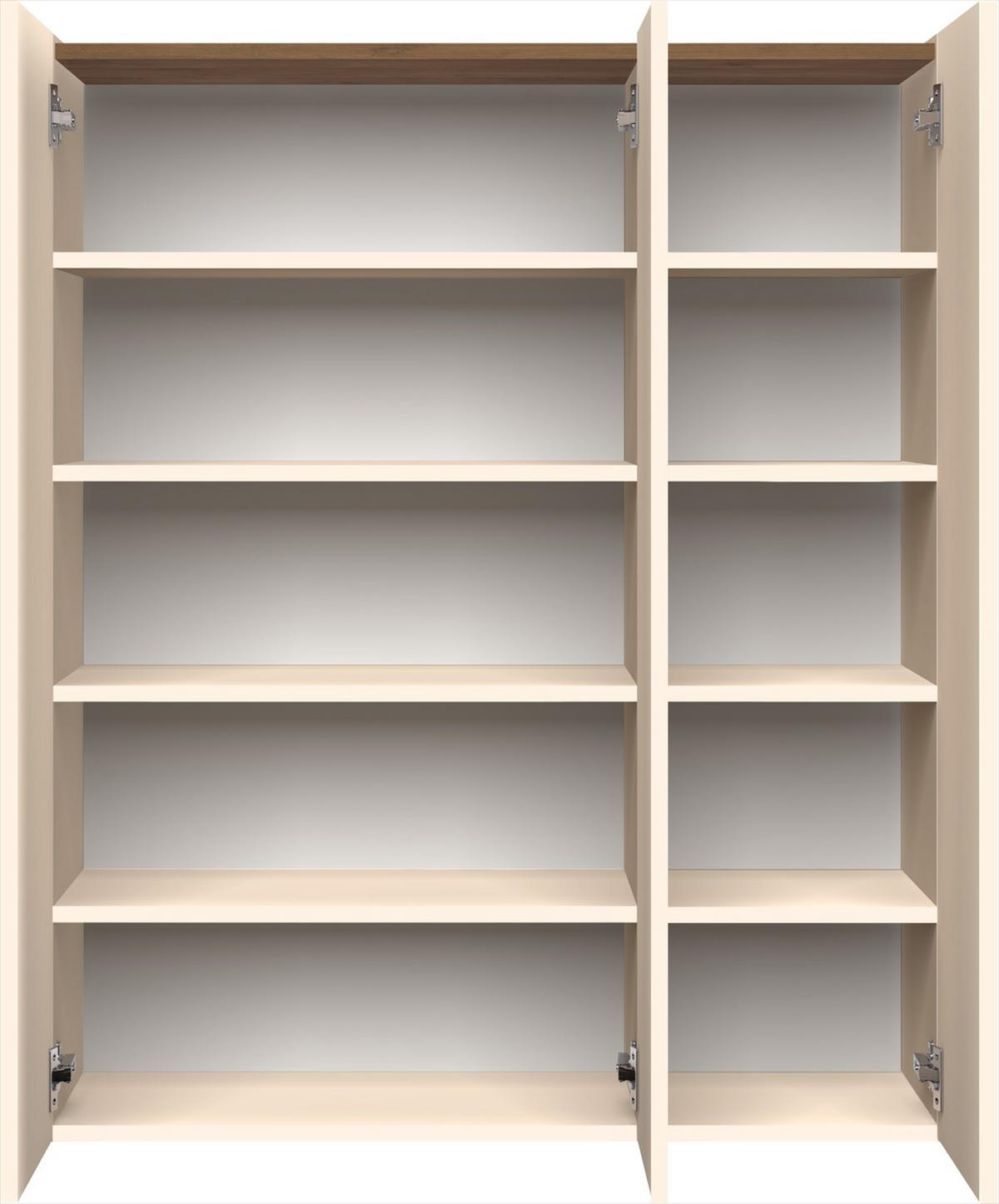 SCHUHSCHRANK Eichefarben, Kaschmir  - Kaschmir/Eichefarben, Design, Holzwerkstoff/Kunststoff (94/114/35cm) - MID.YOU