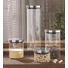 VORRATSGLAS 0,35 L - Klar/Edelstahlfarben, Basics, Glas/Kunststoff (10/7cm) - HOMEWARE