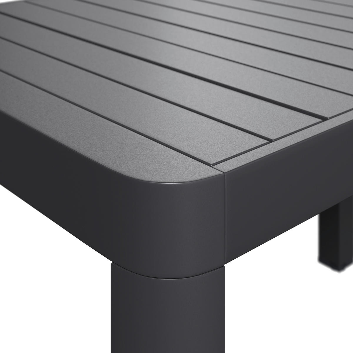 ZAHRADNÍ STŮL, kov, 117/162/75,5/70 cm - antracitová, Moderní, kov (117/162/75,5/70cm) - Ambia Garden