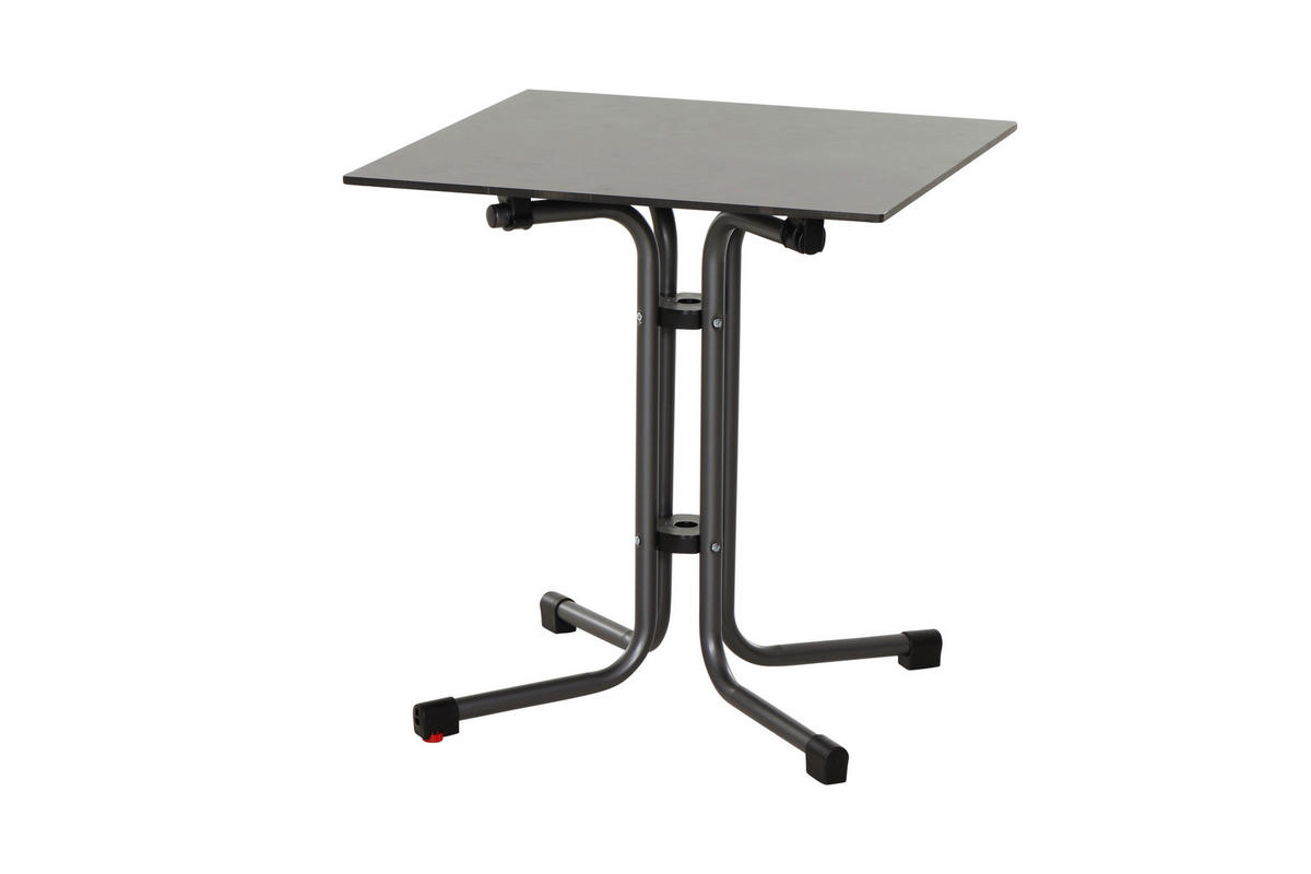 GARTENGARNITUR 3-teilig  - Grau, Basics, Holzwerkstoff/Kunststoff (65/80/65cm) - Siena Garden