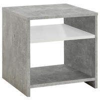 BEISTELLTISCH in Holzwerkstoff 40/40/40 cm  - Weiß/Grau, KONVENTIONELL, Holzwerkstoff (40/40/40cm) - MID.YOU