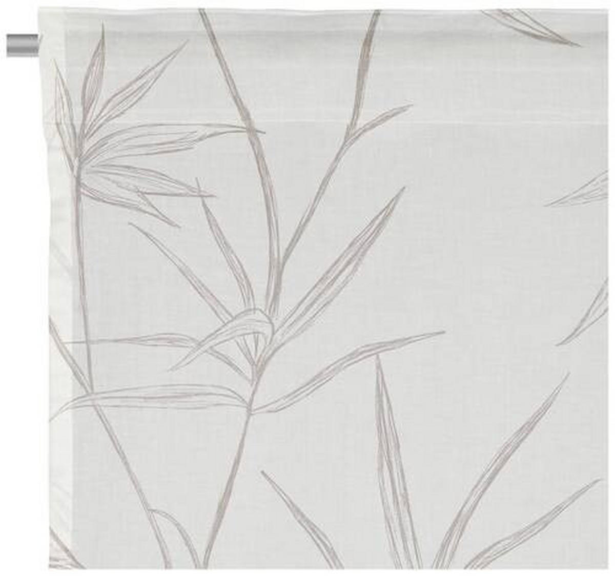 HOTOVÝ ZÁVĚS, průhledné, 140/255 cm - bílá/barvy stříbra, Konvenční, textil (140/255cm) - Bio:Vio