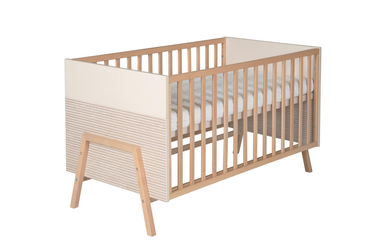 BABYZIMMER 3-teilig  - Beige/Buchefarben, Basics, Holz/Holzwerkstoff - Schardt