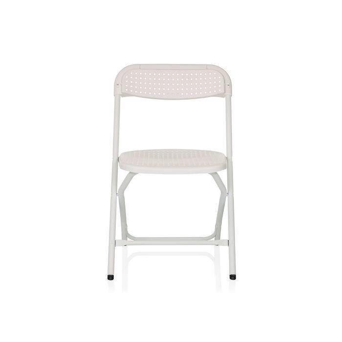 KLAPPSTUHL Weiß  - Weiß, MODERN, Kunststoff/Metall (51/80/52cm) - MID.YOU