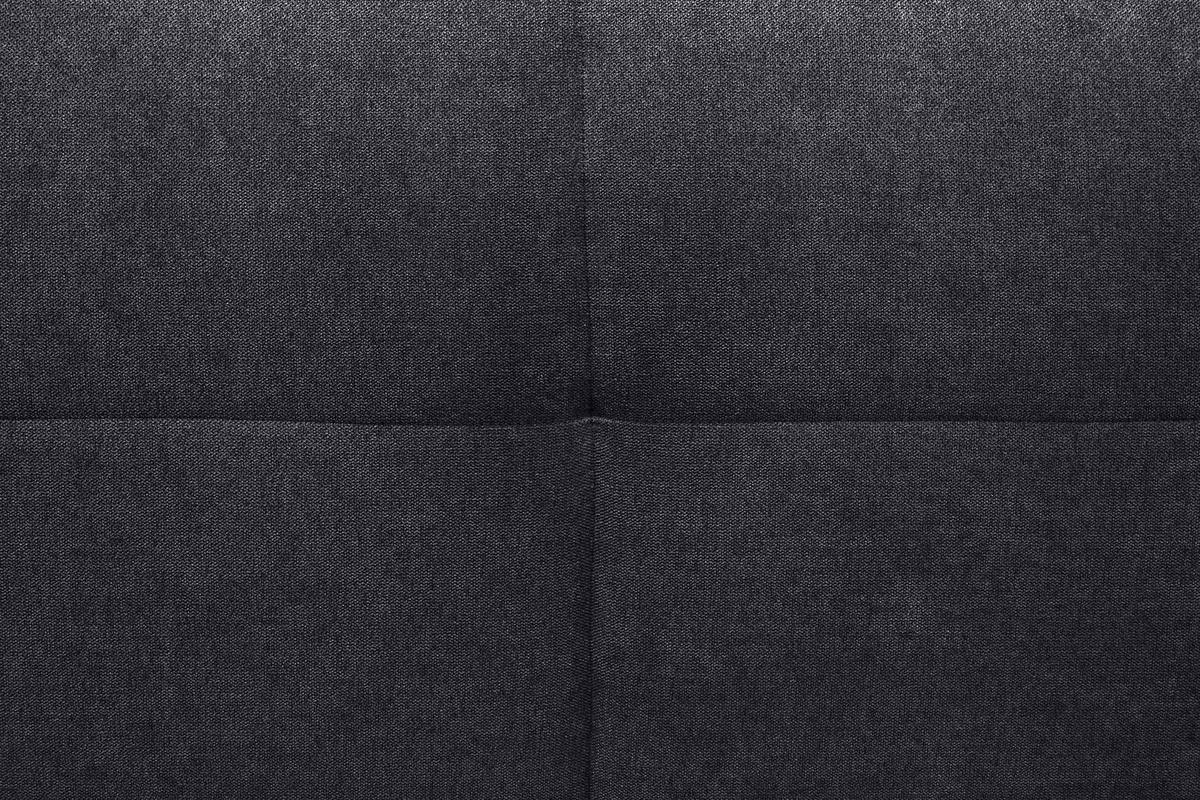 BOXSPRINGBETT 180/200 cm  in Dunkelgrau  - Dunkelgrau/Schwarz, KONVENTIONELL, Kunststoff/Textil (180/200cm) - Boxxx