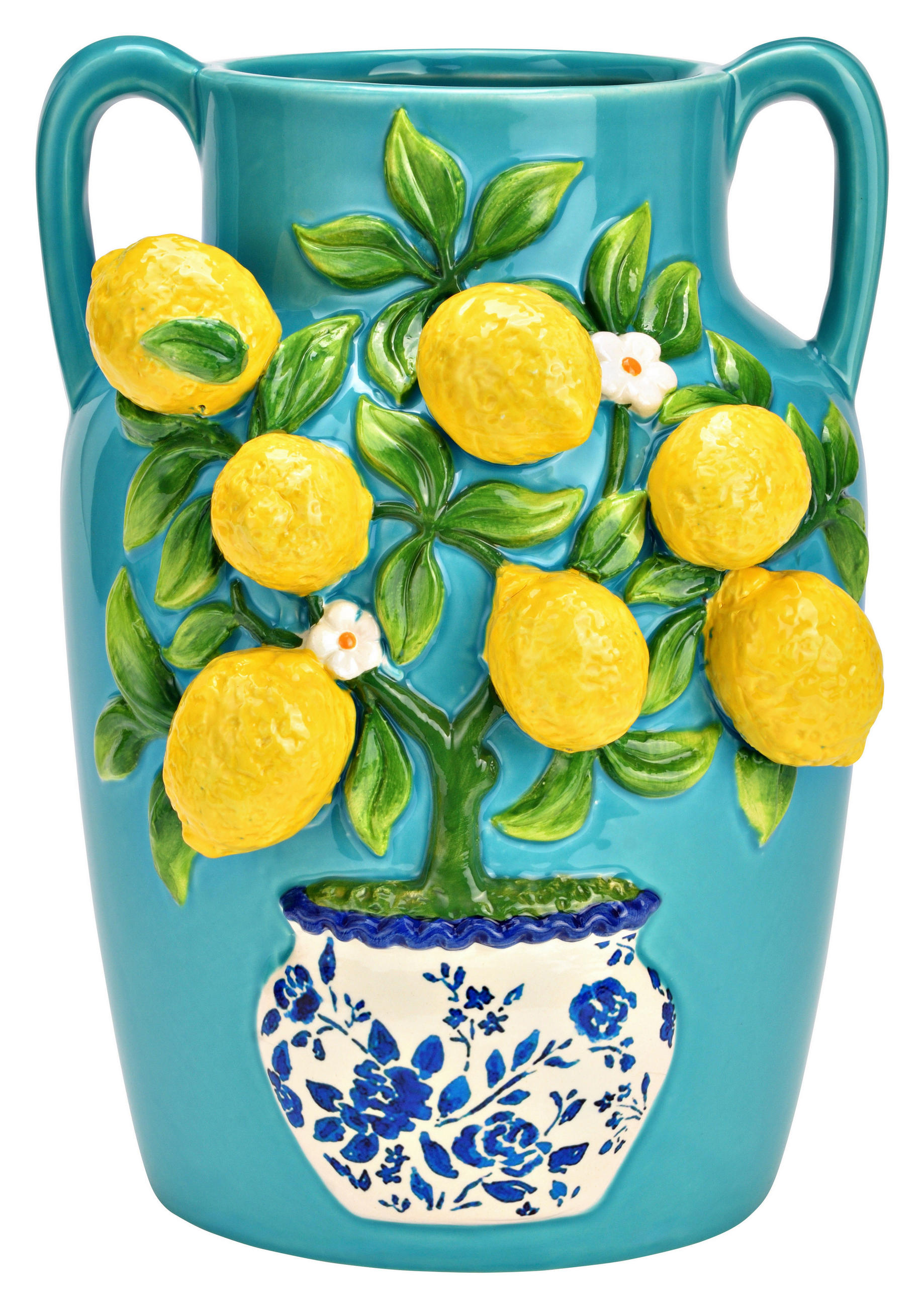 VASE  - Multicolor, Basics, Keramik (19,8/26/19,8cm)