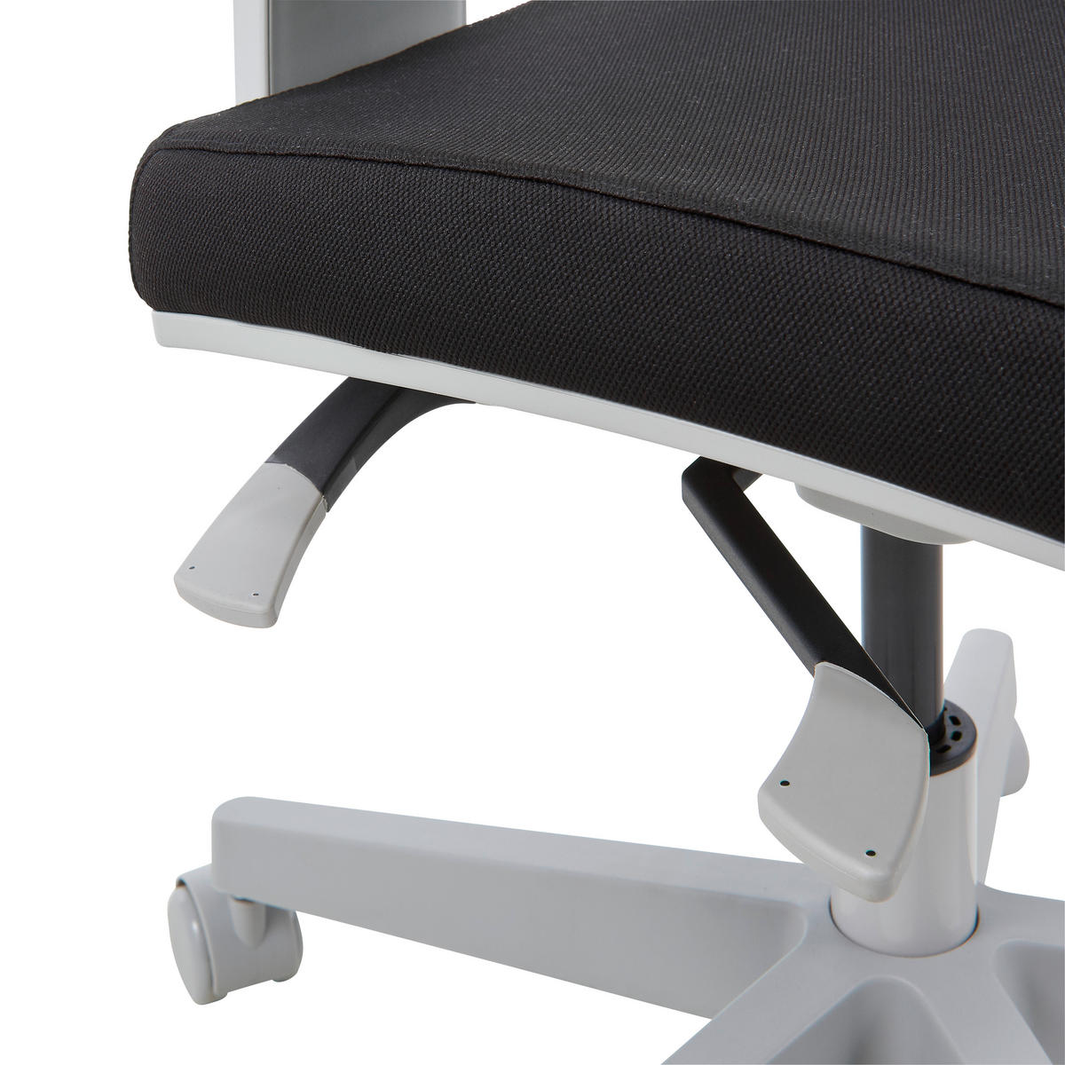 OTOČNÁ ŽIDLE PRO MLADÉ, černá, zelená, šedá - šedá/černá, Basics, kov/plast (59/84-97/65cm) - Stylife