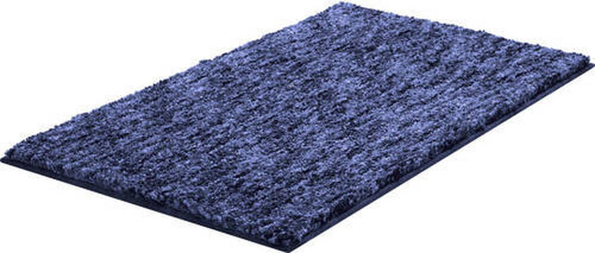 BADTEPPICH Mirage Blau 60/100 cm  - Blau, Basics, Kunststoff/Textil (60/100cm) - Grund