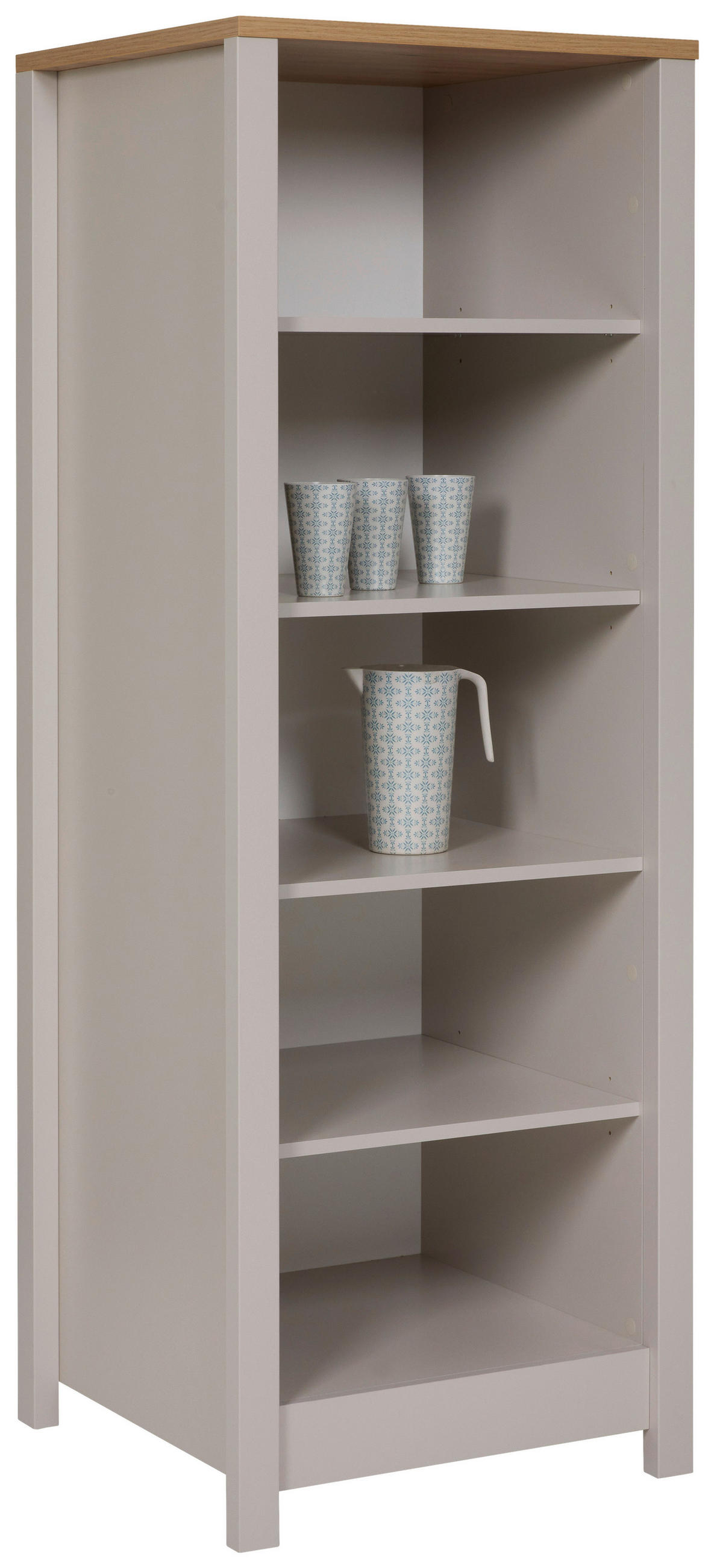 STANDREGAL Kaschmir, Eiche Artisan  - Kaschmir/Eiche Artisan, ROMANTIK / LANDHAUS, Holzwerkstoff (60/167/60cm) - home24