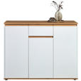 SIDEBOARD  in 120/93/38 cm  - Schwarz/Weiß, MODERN, Holzwerkstoff/Kunststoff (120/93/38cm) - Carryhome