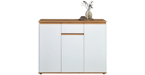SIDEBOARD  in 120/93/38 cm  - Schwarz/Weiß, MODERN, Holzwerkstoff/Kunststoff (120/93/38cm) - Carryhome