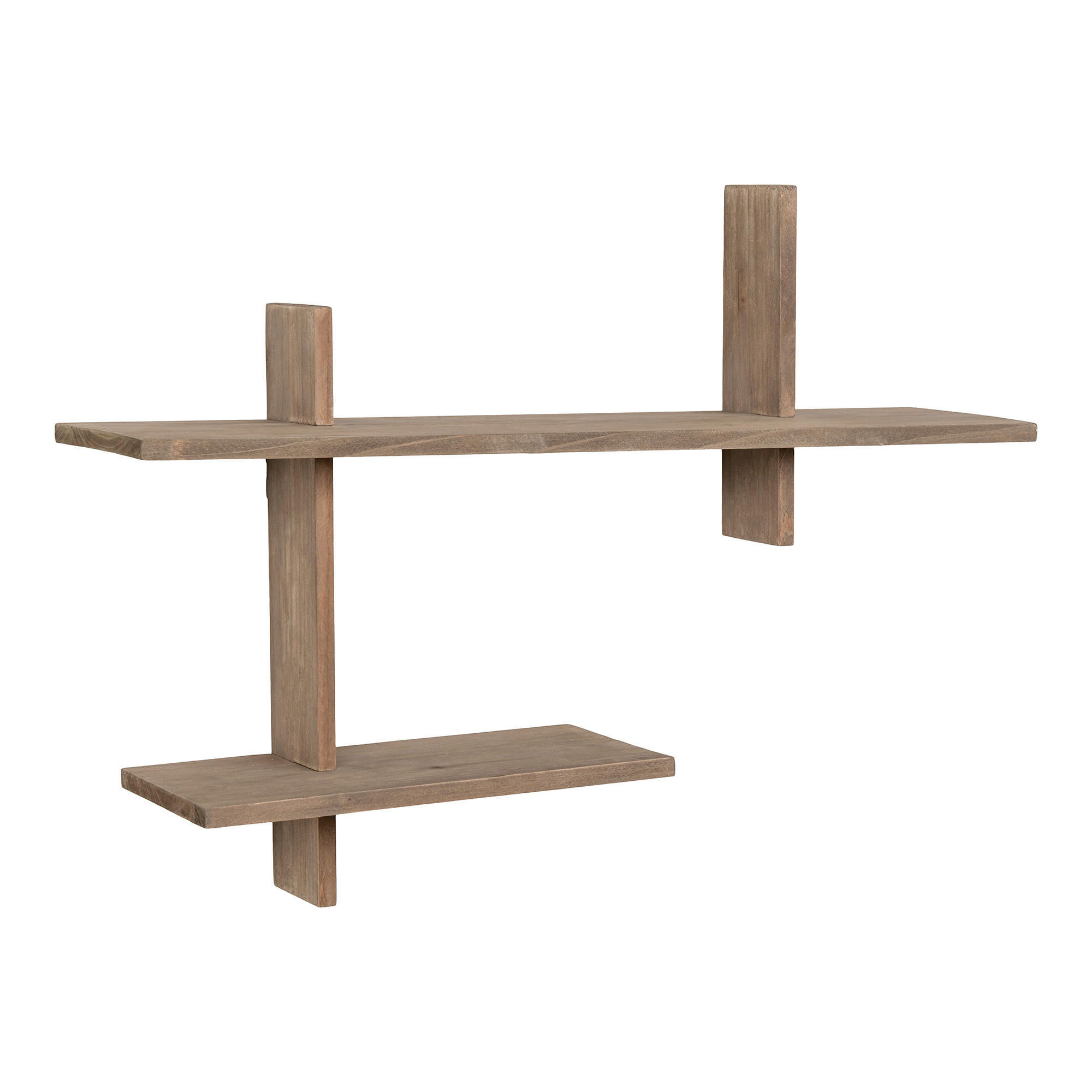 VÄGGHYLLPLAN 60/44/15 cm  - brun, Design, trä (60/44/15cm)
