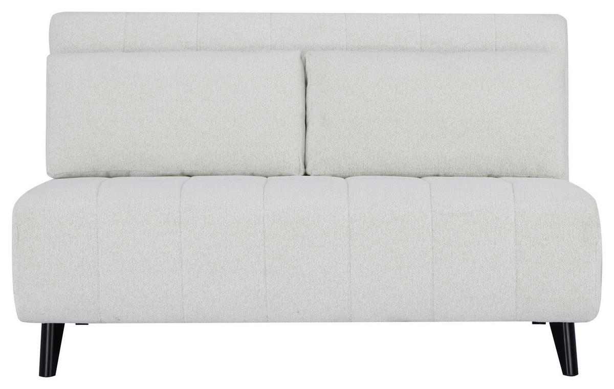 SCHLAFSOFA Webstoff Weiß  - Schwarz/Weiß, Design, Holz/Textil (143/82/88cm) - Carryhome